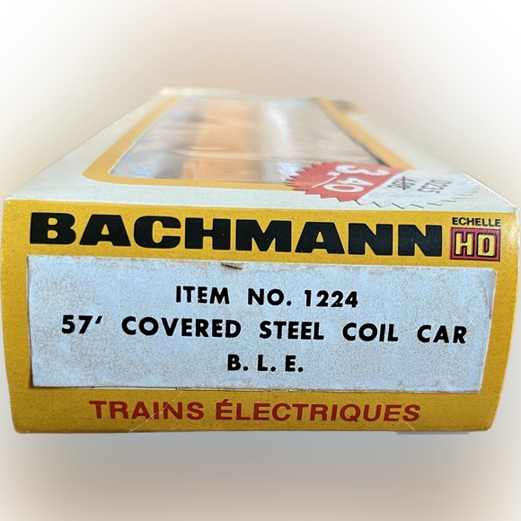 Bachmann “57’ Covered Steel Coil Car B.L.E.” Freight Train Car - Picture 2 of 3